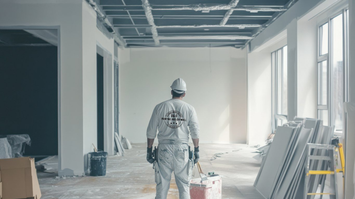 Houston Painting and Drywall Team at Work